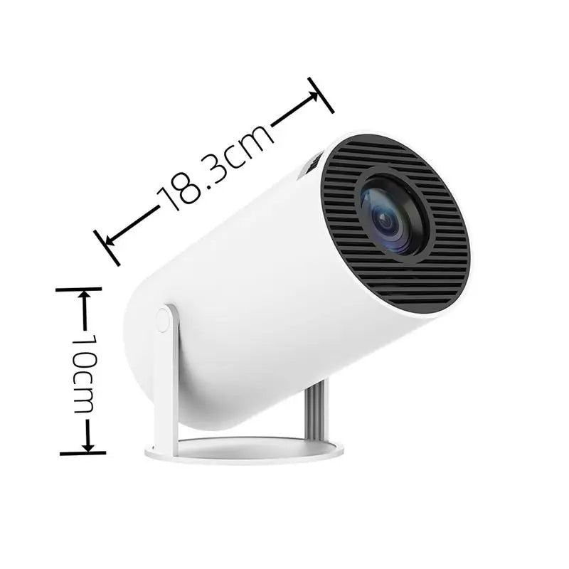 Portable Projector Small Straight Projector for Home Use 180 Degrees Projection Angle Automatic Focus Home Video Projector