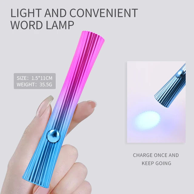 LuxeDry:Portable UV Nail Dryer 